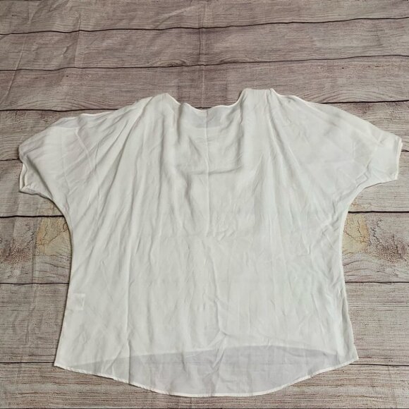 Jam’s World Vintage White Blouse with Open Shoulders Size Large - Picture 7 of 9